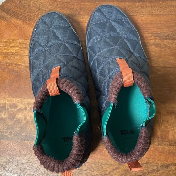 Teva Quilted Winter Boots - Navy and Green - Picture 6 of 8